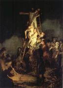 REMBRANDT Harmenszoon van Rijn The Descent from the Cross oil